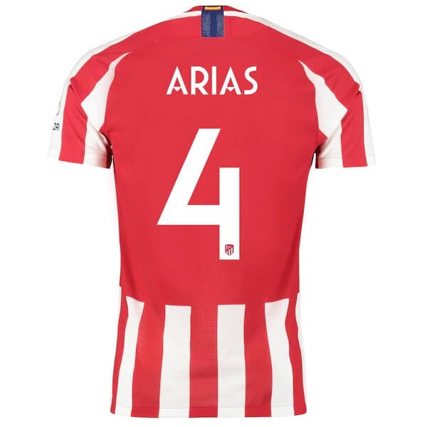 Thailande Maillot Football Atlético Madrid NO.4 Arias Domicile 2019-20 Rouge